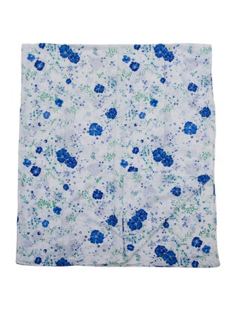 D.Porthault Paris Floral Bed King Size Sheet