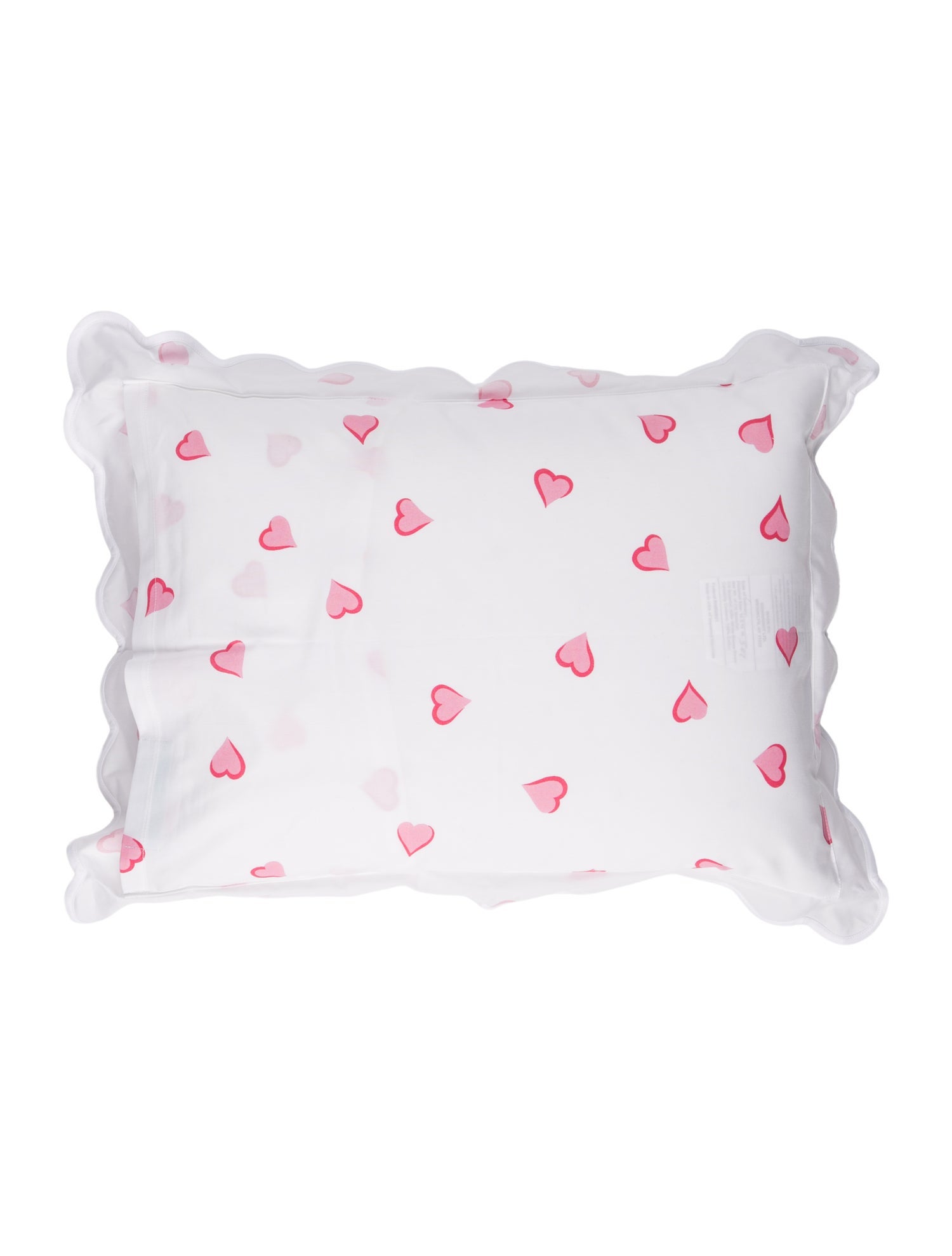 D.Porthault Paris Coeurs Crib Pillow