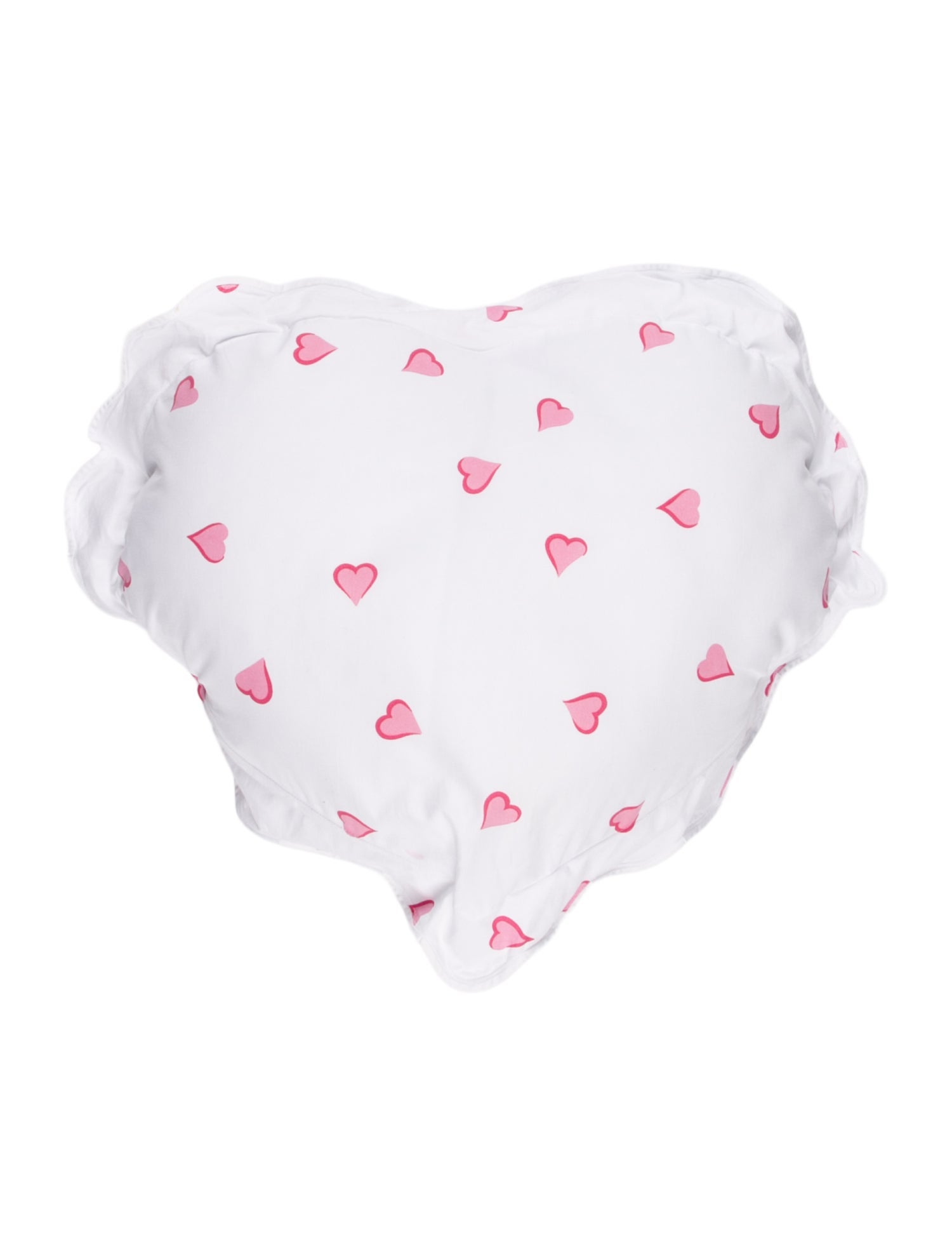 D.Porthault Paris Coeurs Crib Pillow
