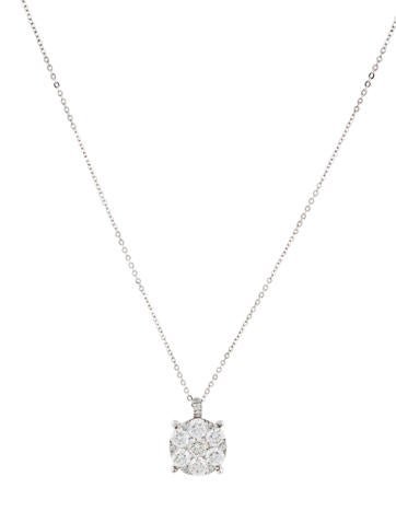Ponte Vecchio Gioielli Pendant Necklace 18K Diamond