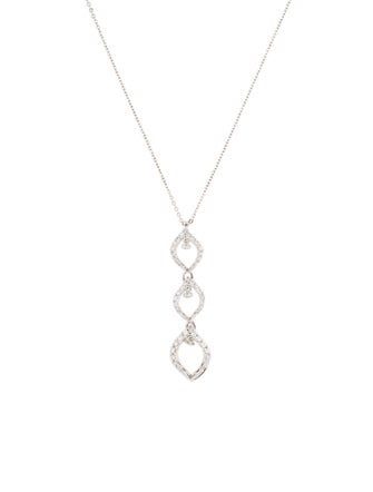 Ponte Vecchio Gioielli 18K Diamond Pendant Necklace