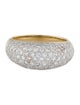 Ponte Vecchio Gioielli 18K 1.47ctw Diamond Dome Cocktail Ring