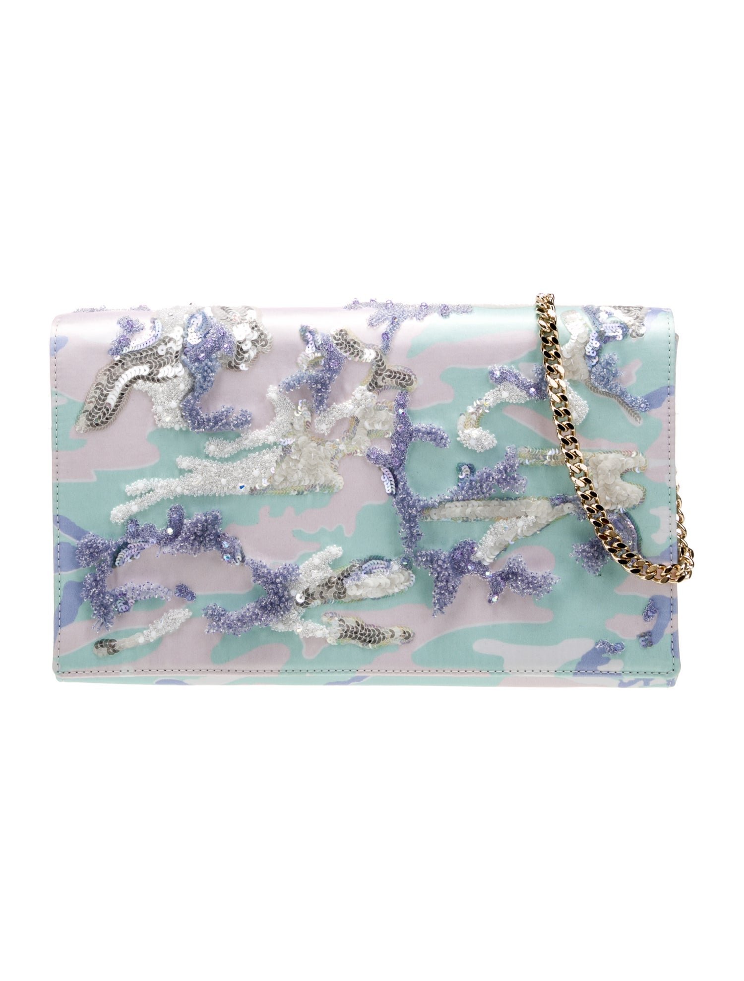 Preciously Paris Satin Shoulder Bag w/ Tags