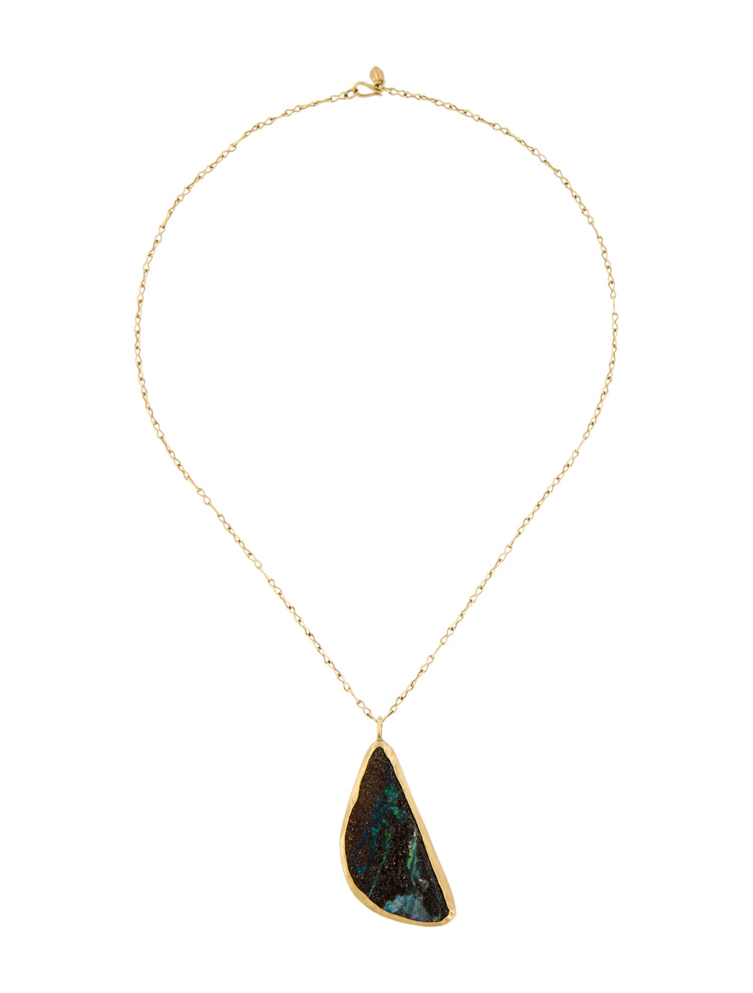 Pippa Small 18K Boulder Opal Pendant Necklace