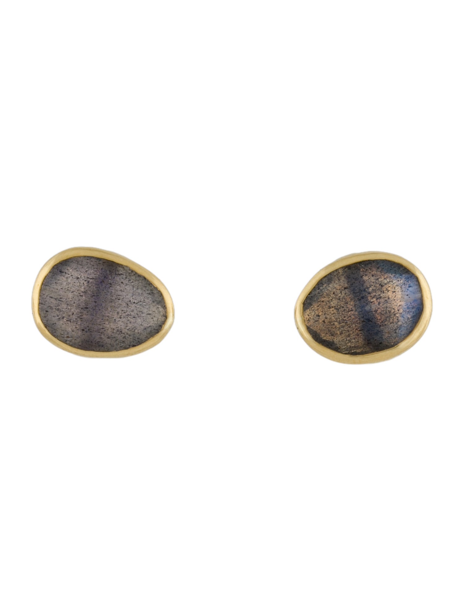 Pippa Small 18K Labradorite Stud Earrings