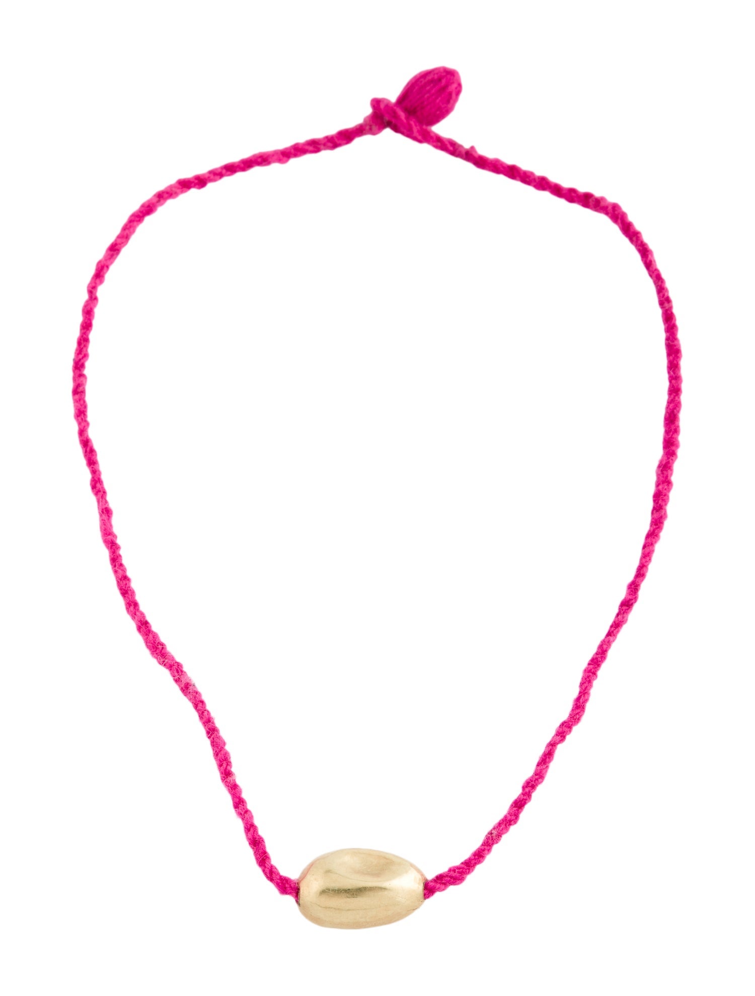 Pippa Small 18K Bolivian Pebble Pendant Necklace