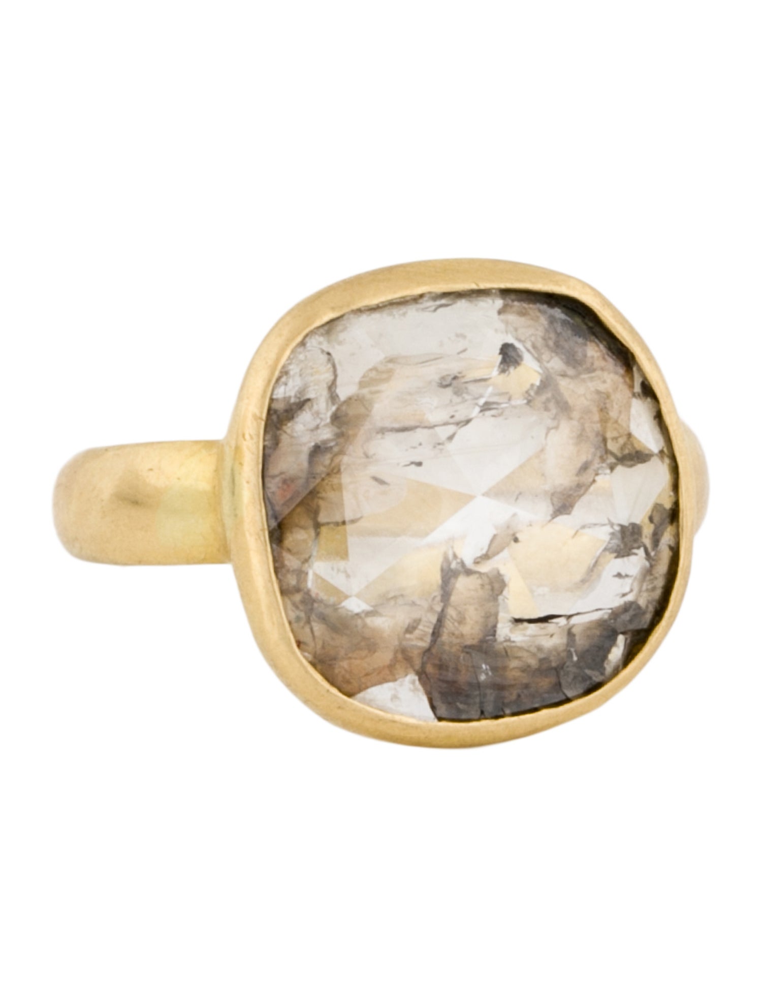 Pippa Small 18K Diamond Slice Ring