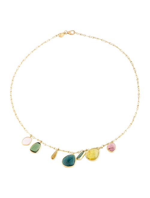 Pippa Small 18K Multicolor Tourmaline Iris Necklace