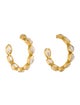 Pippa Small 18K Quartz Hoop Earrings