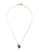Pippa Small 18K Chrysoprase Charm Pendant Necklace