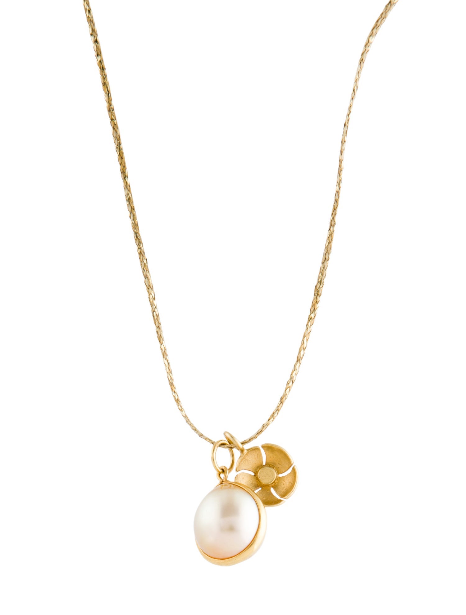 Pippa Small 18K Pearl Myanmar Pendant Necklace