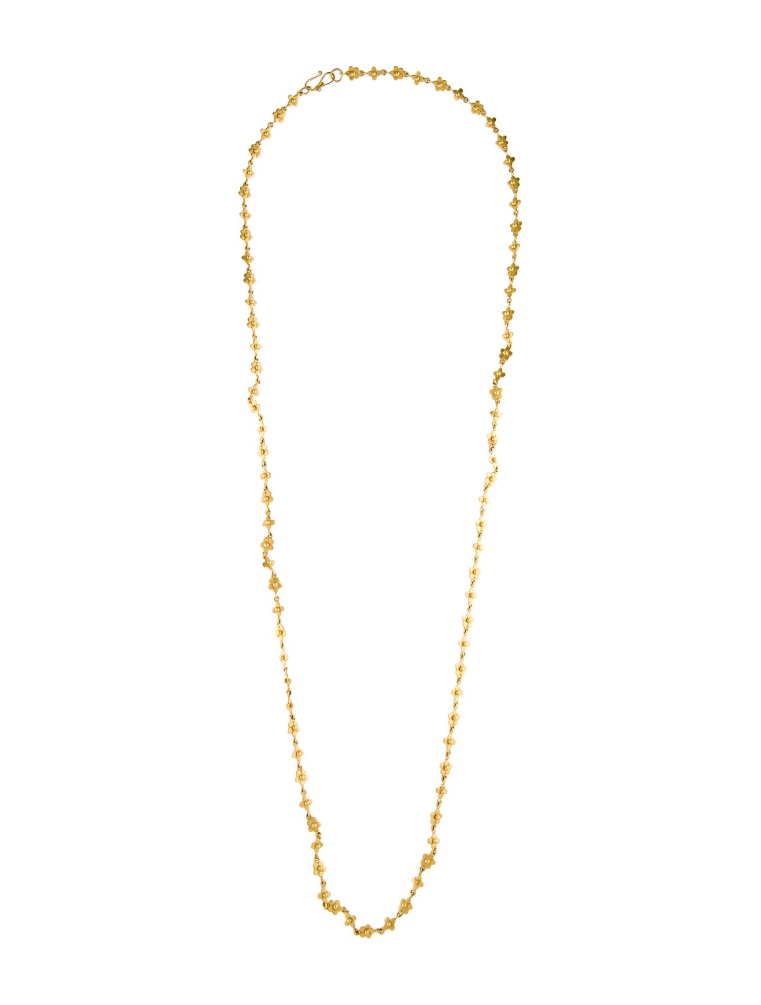 Pippa Small 18K Flower Chain Necklace