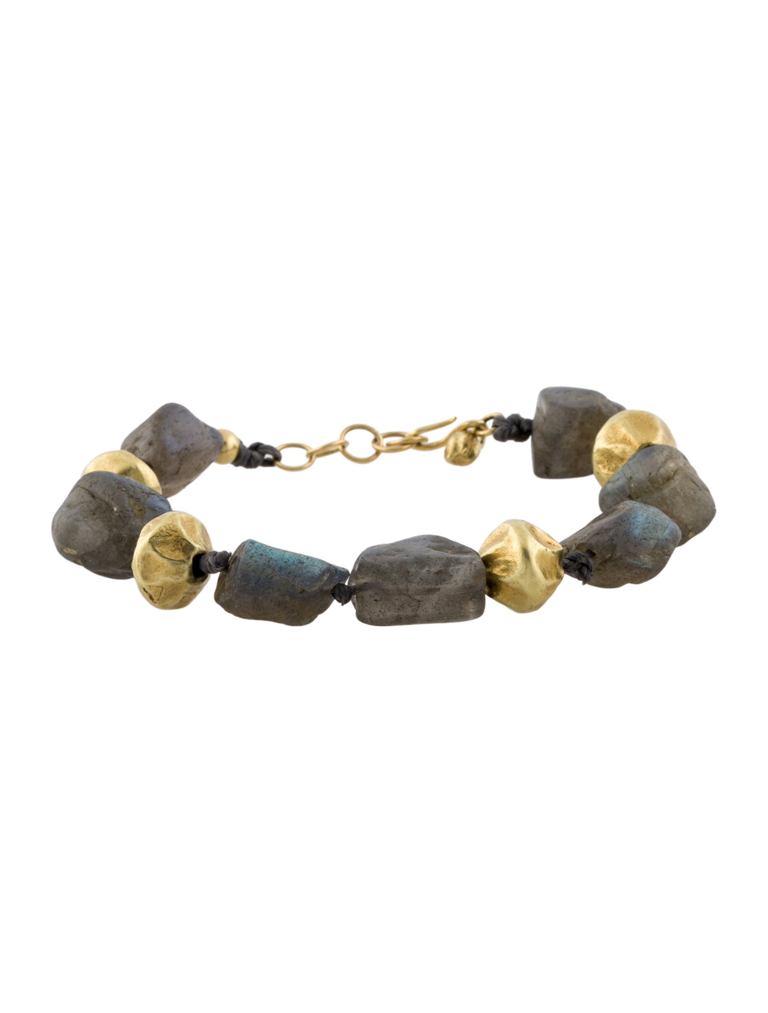 Pippa Small 18K Labradorite Bead Bracelet