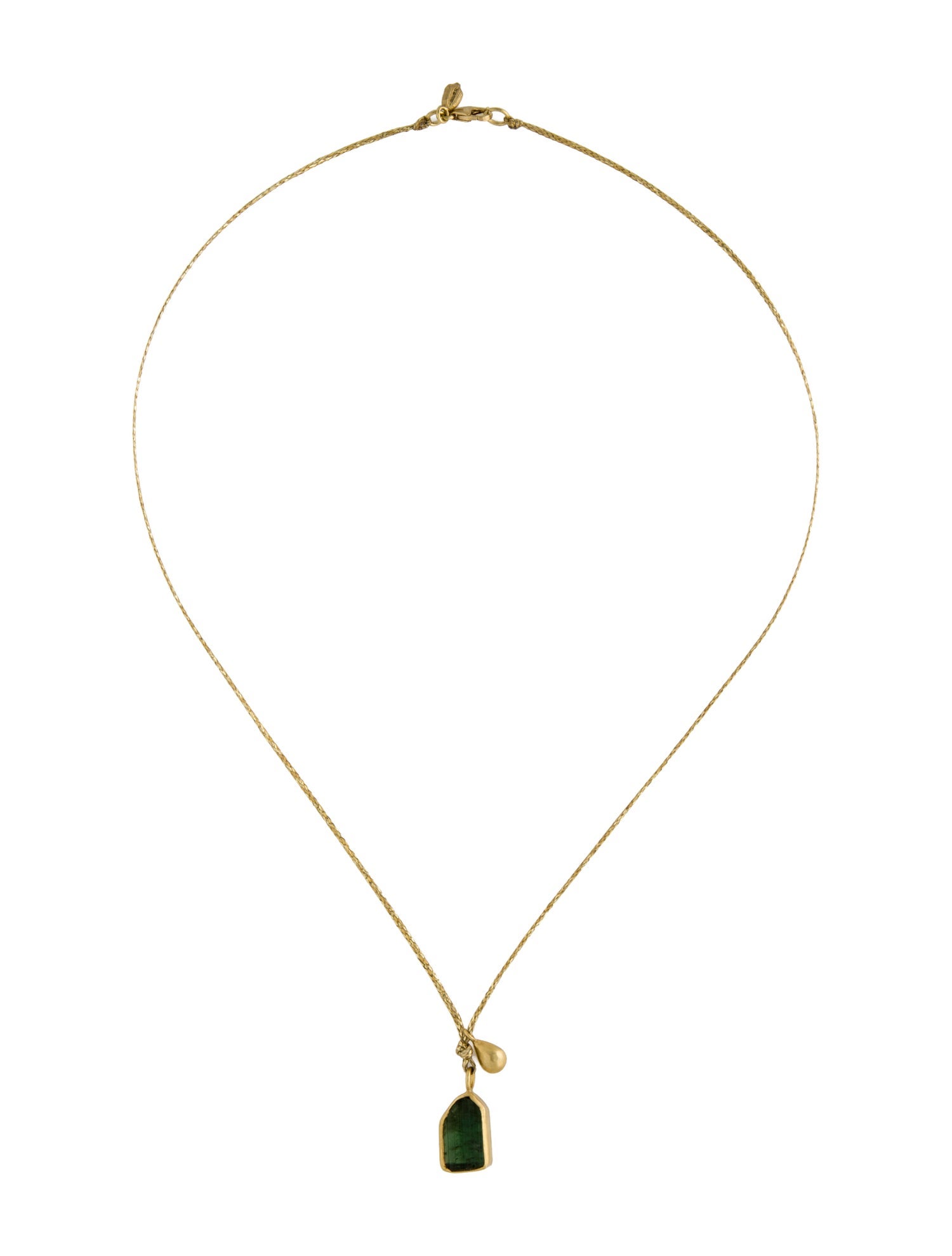 Pippa Small 18K Tourmaline Pendant Necklace