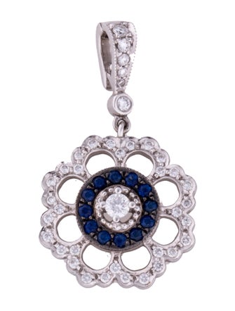 Penny Preville Sapphire and Diamond Pendant