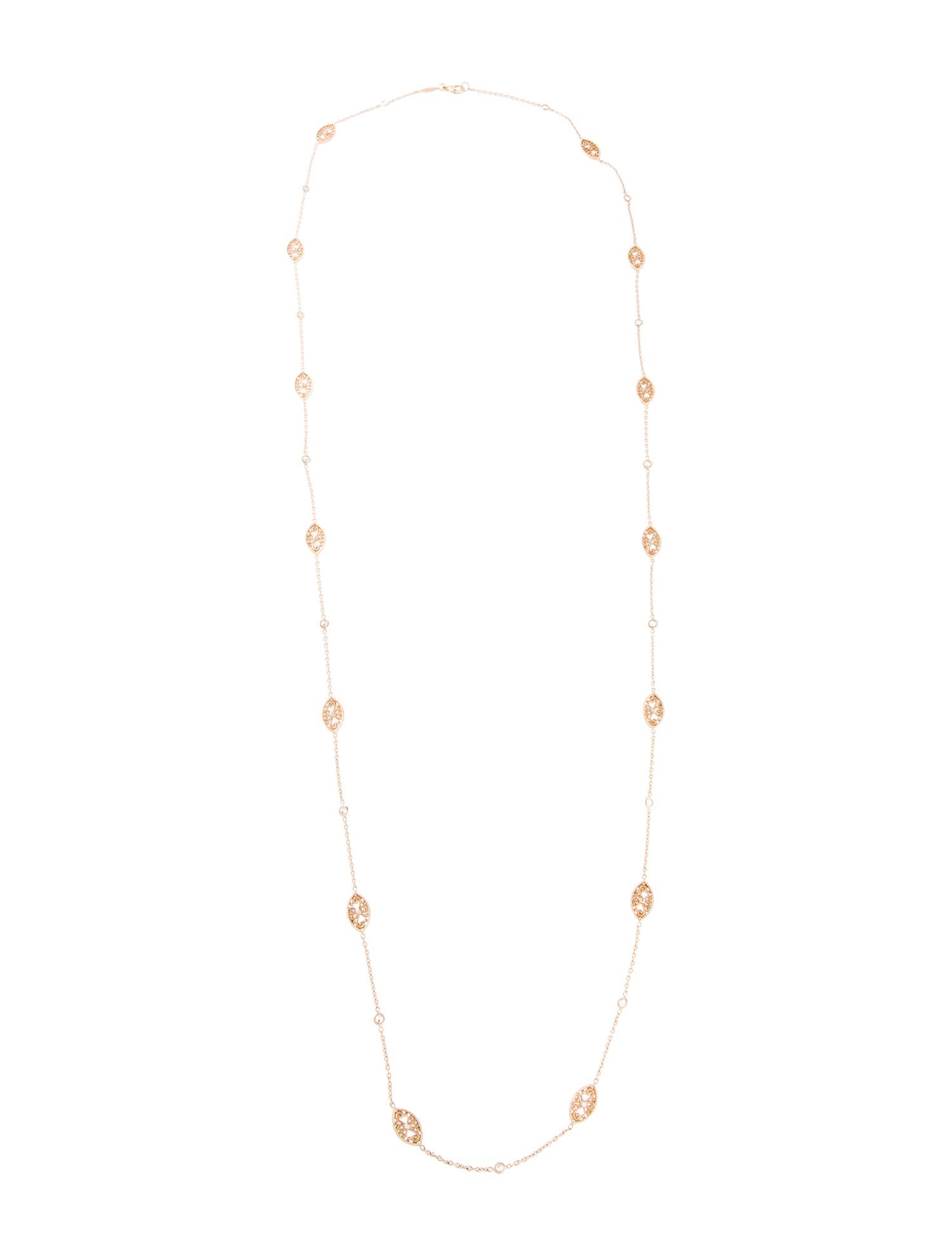Penny Preville 18K Diamond Station Necklace