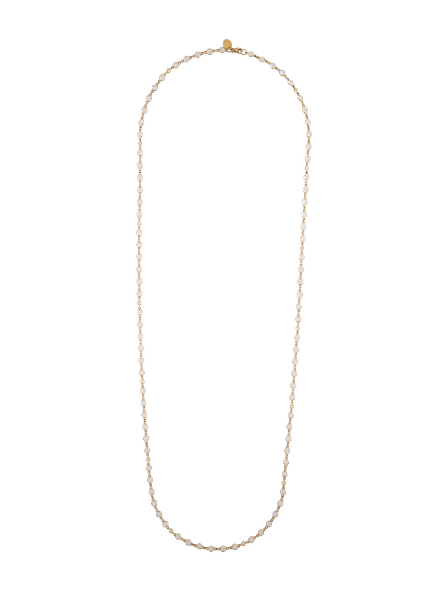 Penny Preville 18K Moonstone Labradorite & Diamond Long Eyeglass Necklace