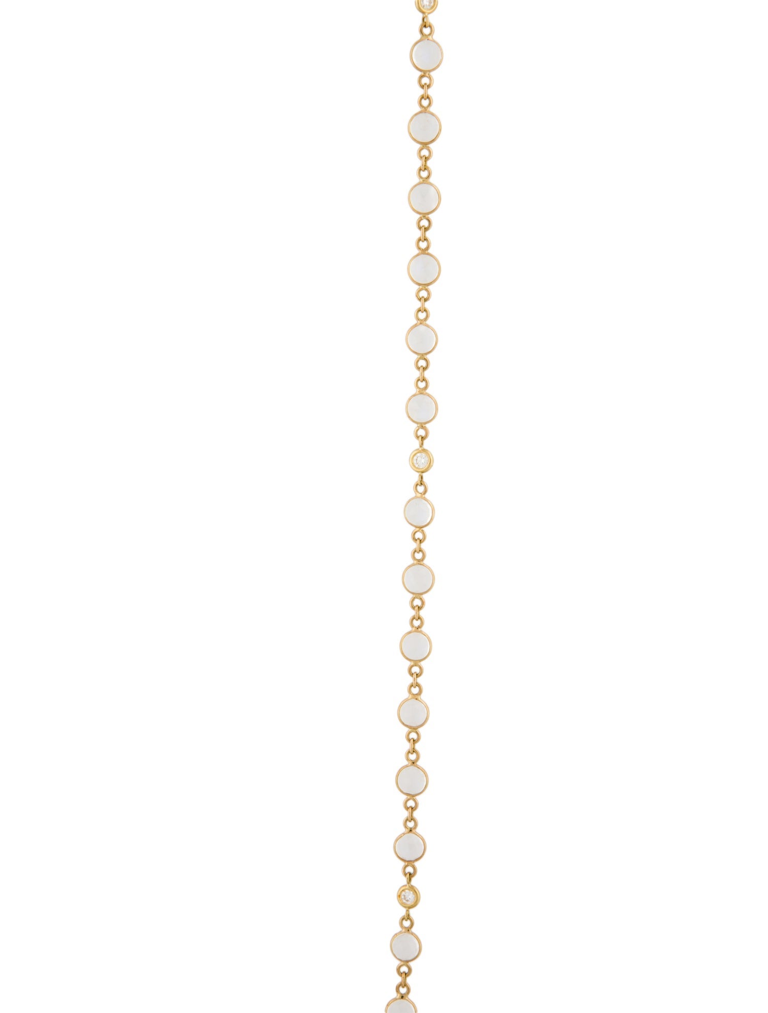 Penny Preville 18K Moonstone Labradorite & Diamond Long Eyeglass Necklace