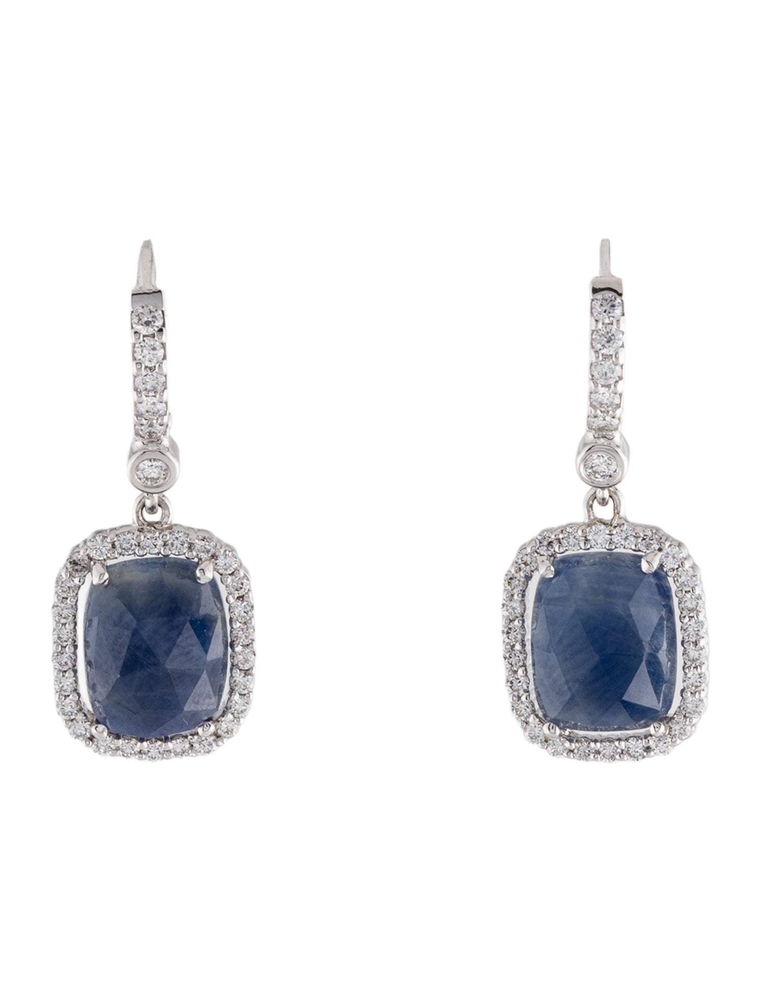 Penny Preville 18K Sapphire & Diamond Drop Earrings