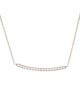 Penny Preville 18K Diamond Bar Pendant Necklace