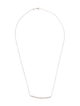 Penny Preville 18K Diamond Bar Pendant Necklace