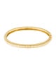 Penny Preville 18K Diamond Engraved Bangle Bracelet