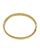Penny Preville 18K Diamond Engraved Bangle Bracelet