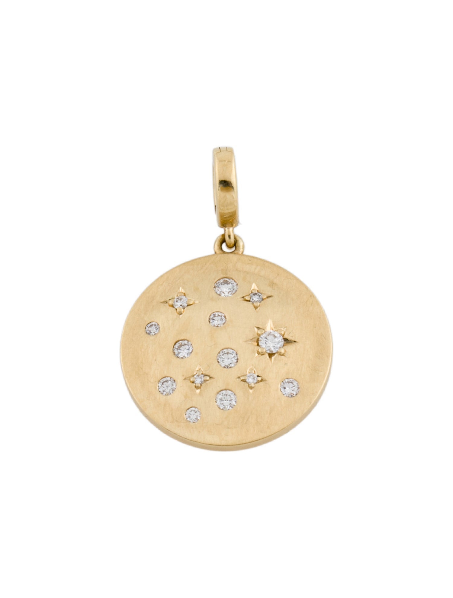 Penny Preville 18K Diamond Galaxy Medallion Pendant