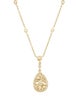 Penny Preville 18K Diamond Flower Garland Pendant Necklace