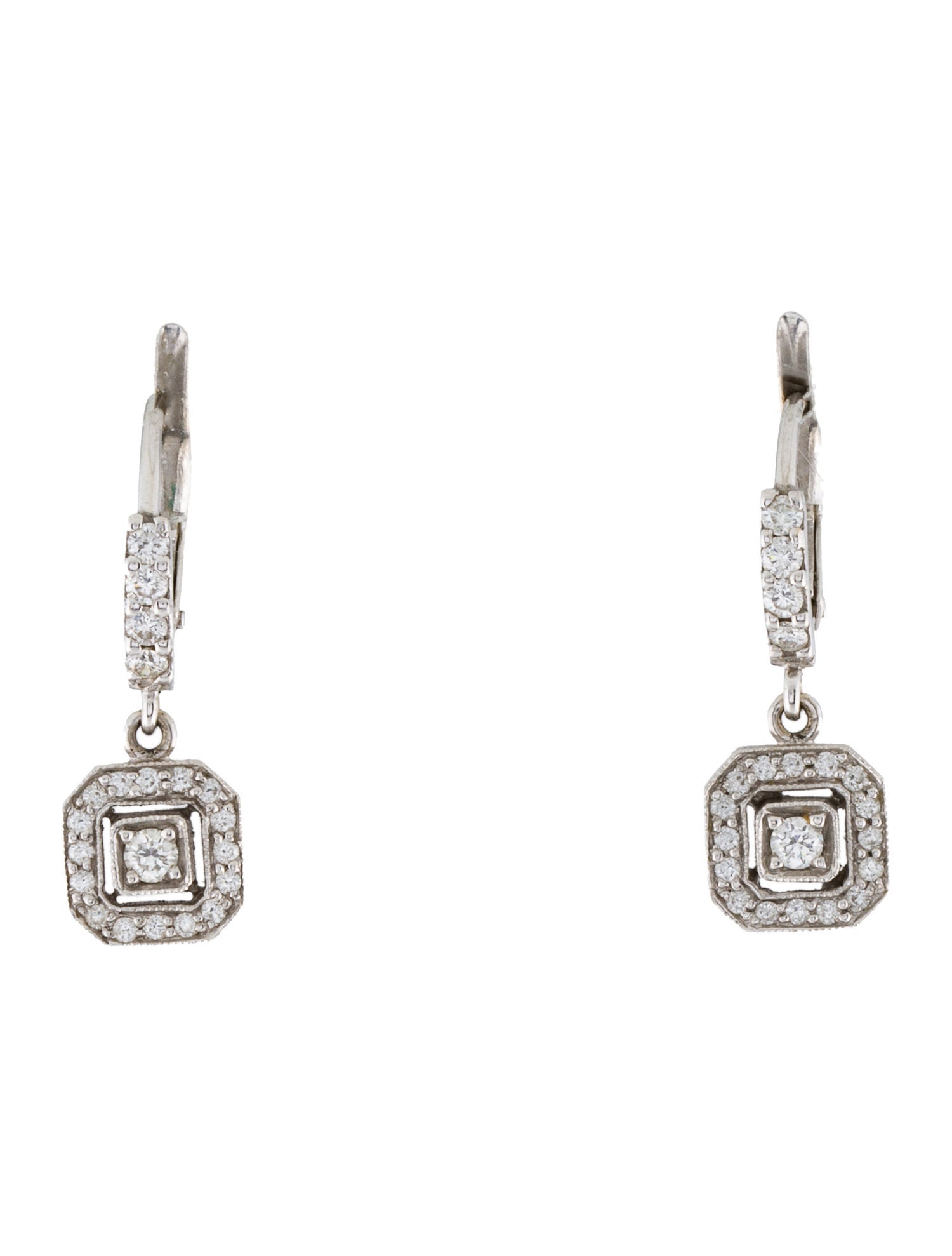 Penny Preville 18K Diamond Drop Earrings