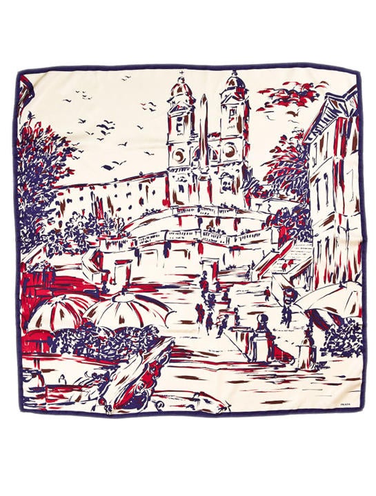 Prada Silk Scarf