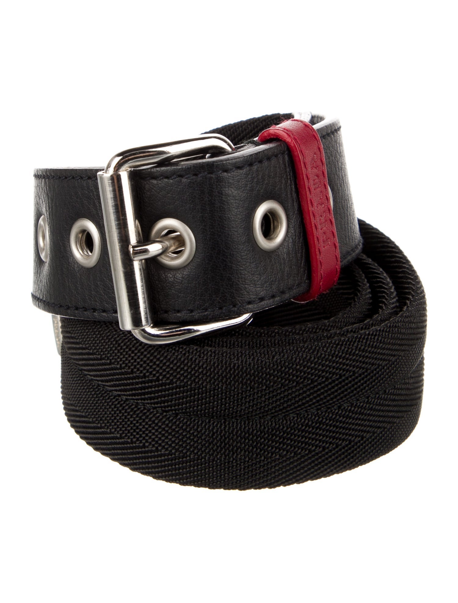 Prada canvas belt Gem