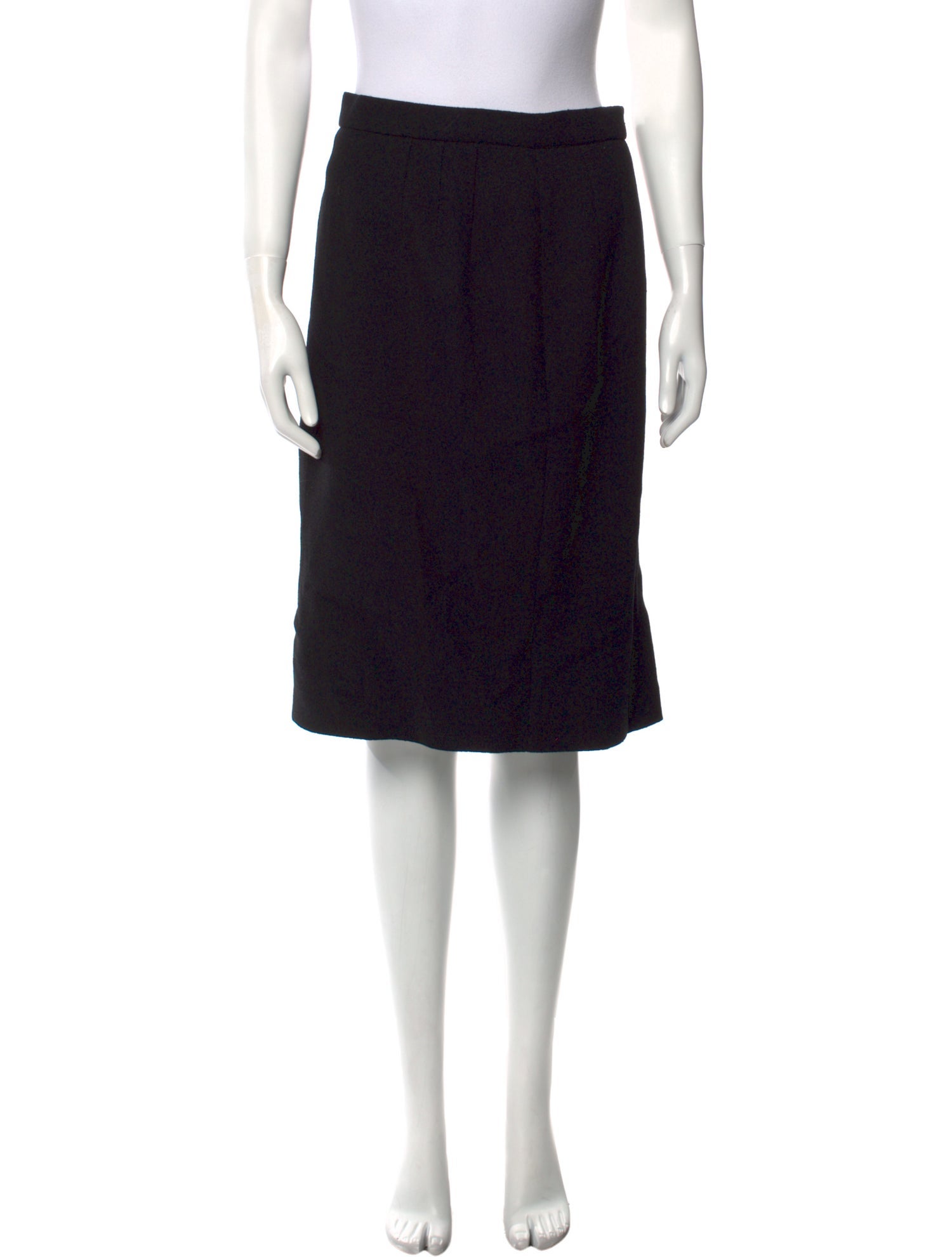 Prada Virgin Wool Knee-Length Skirt