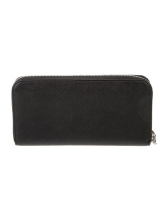 Prada Saffiano Lux Leather Continental Wallet