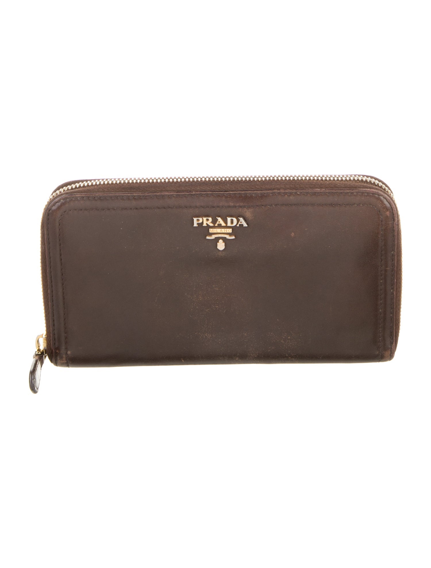 Prada Soft Calf Leather Continental Wallet