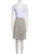 Prada 2013 Striped Skirt Set