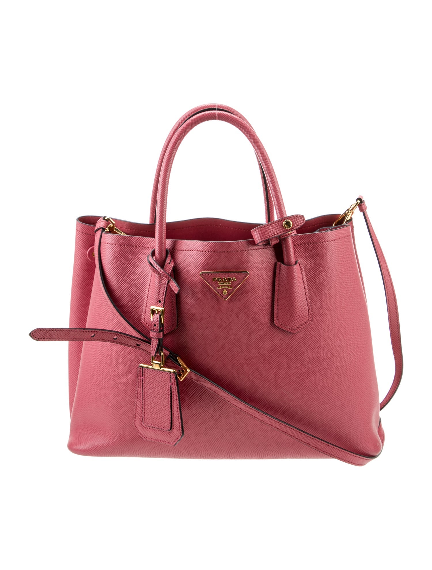 Prada Saffiano Leather Double Bag Medium