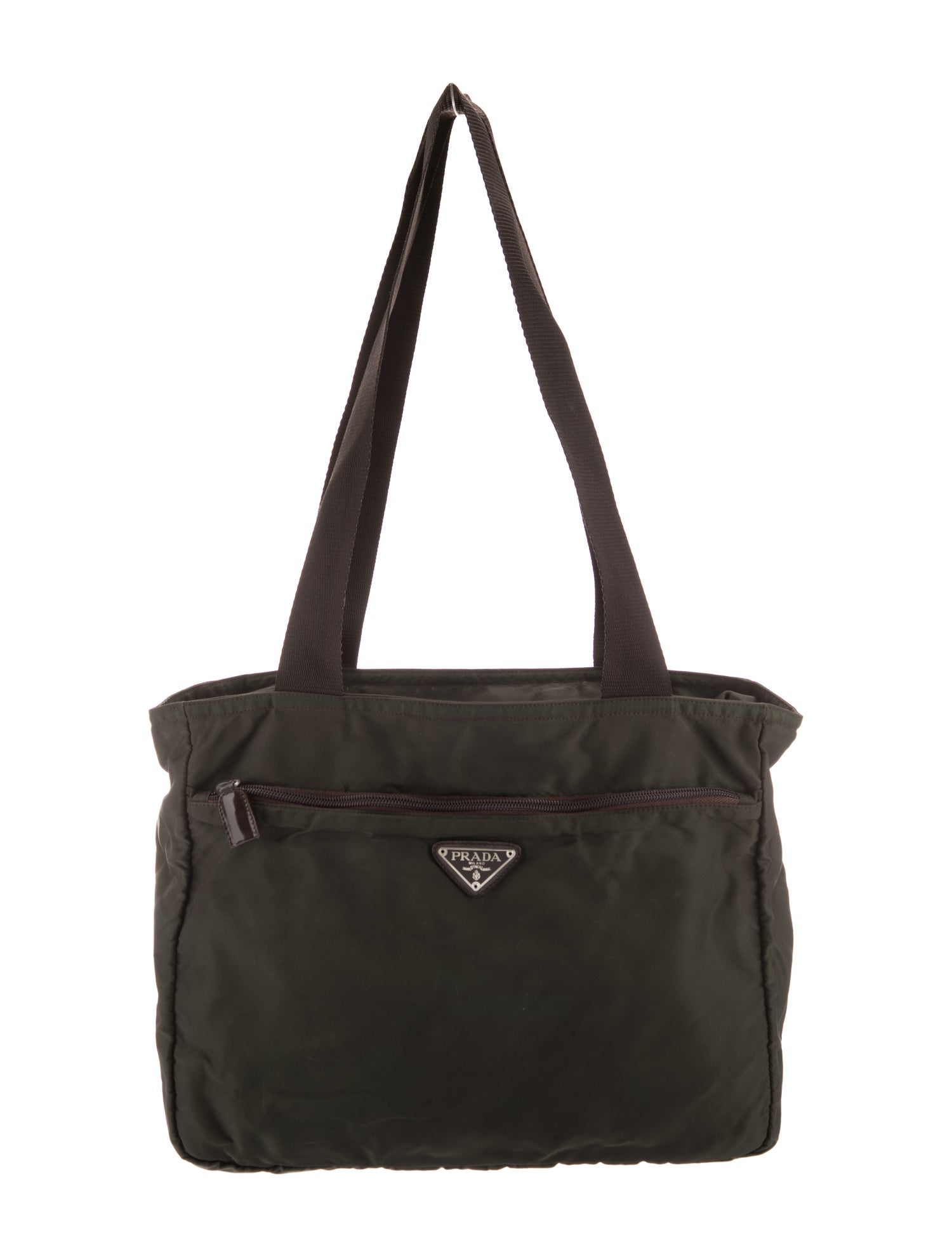 Prada Nylon Shoulder Bag Vintage Green Shoulder Bags, Handbags