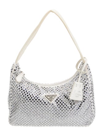 Prada Enameled Metal Triangle Re-Edition 2000