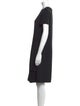 Prada Crew Neck Knee-Length Dress