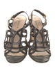 Prada Leather Slingback Sandals