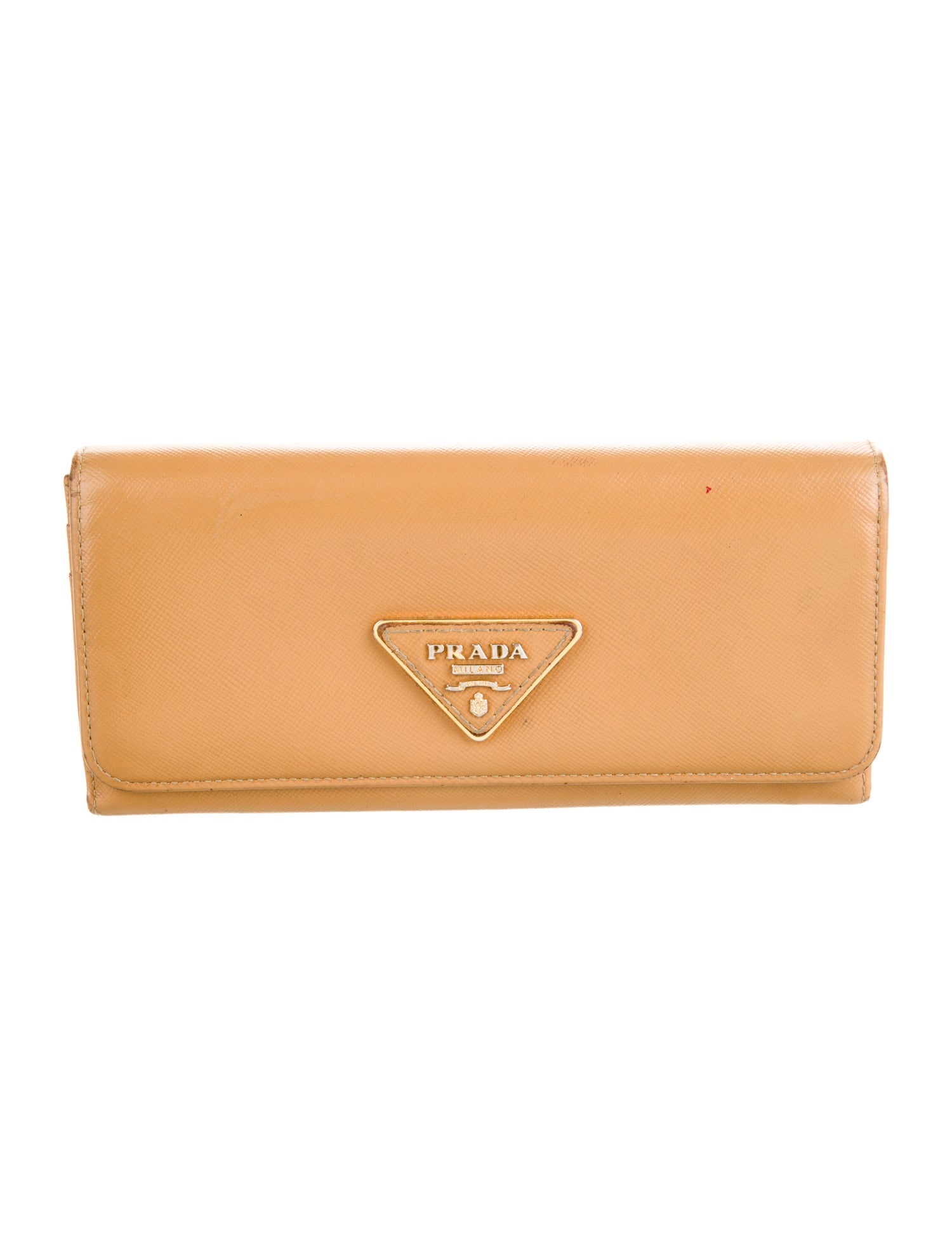 Prada Saffiano Lux Leather Continental Wallet