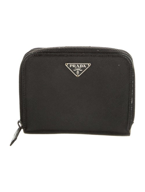 Prada Saffiano Lux Leather Compact Wallet