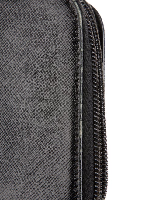 Prada Saffiano Lux Leather Compact Wallet