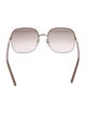Prada Square Gradient Sunglasses