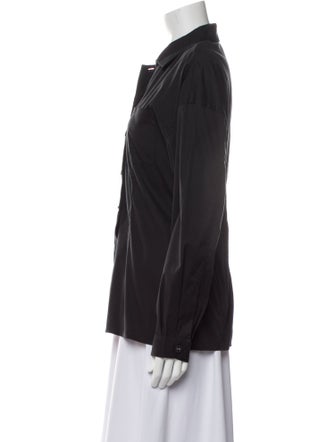 Prada 2010's Long Sleeve Button-Up Top