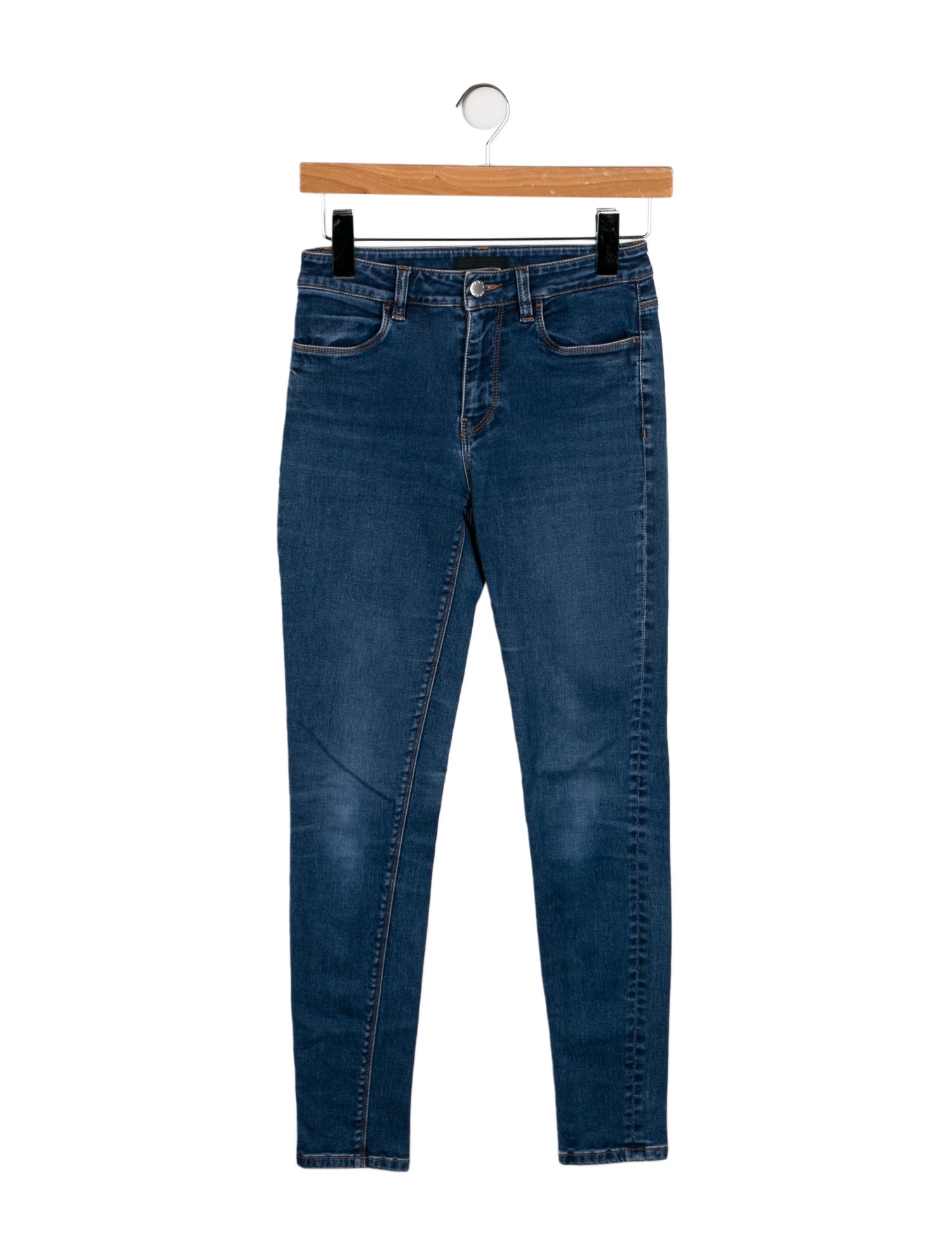 Prada Low-Rise Skinny Leg Jeans