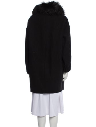 Prada Vintage 2009 Faux Fur Coat