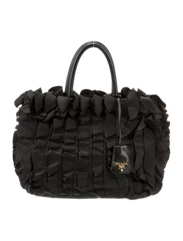 Prada Handle Bags Tessuto Top Bag