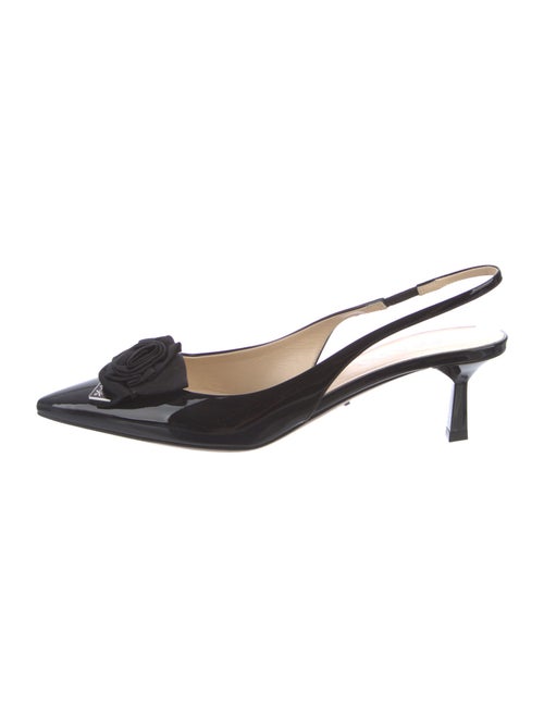 Prada Patent Leather Slingback Pumps